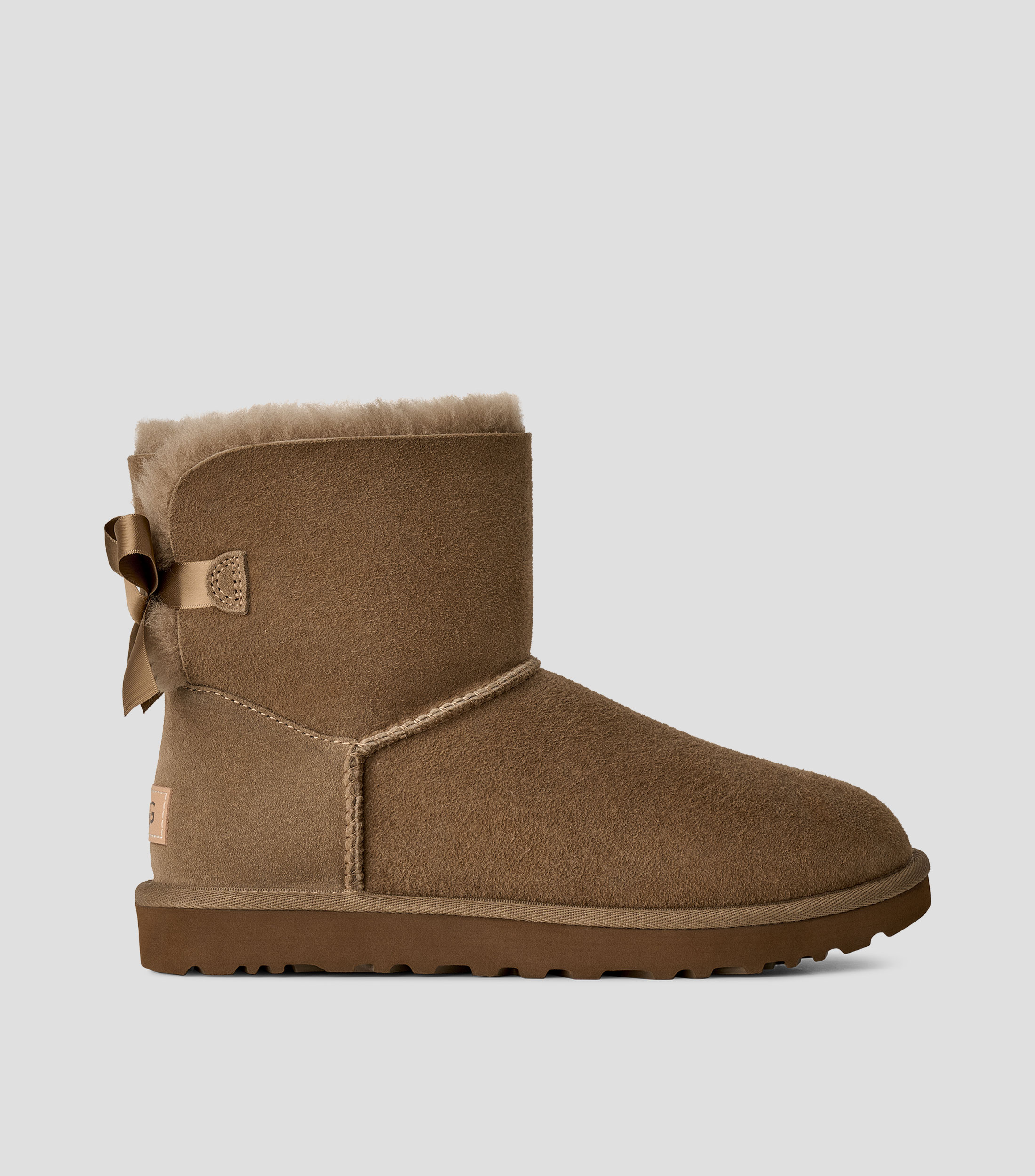 Botas cortas Mini Bailey Bow II en gamuza Mujer